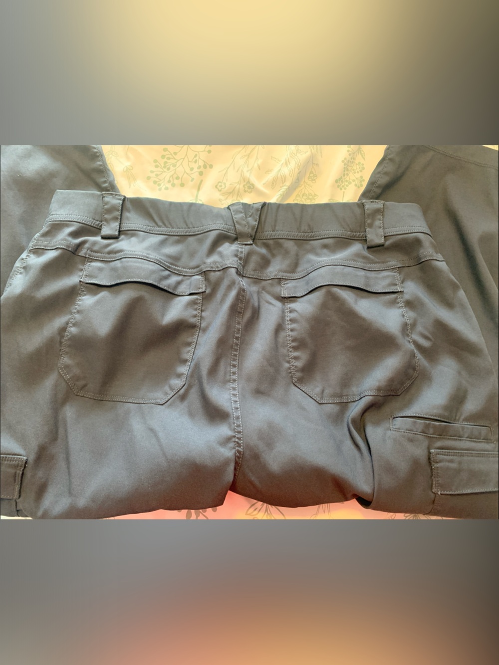 Duluth Dark Charcoal Stretch Utility Crops 18 - Picture 5 of 5